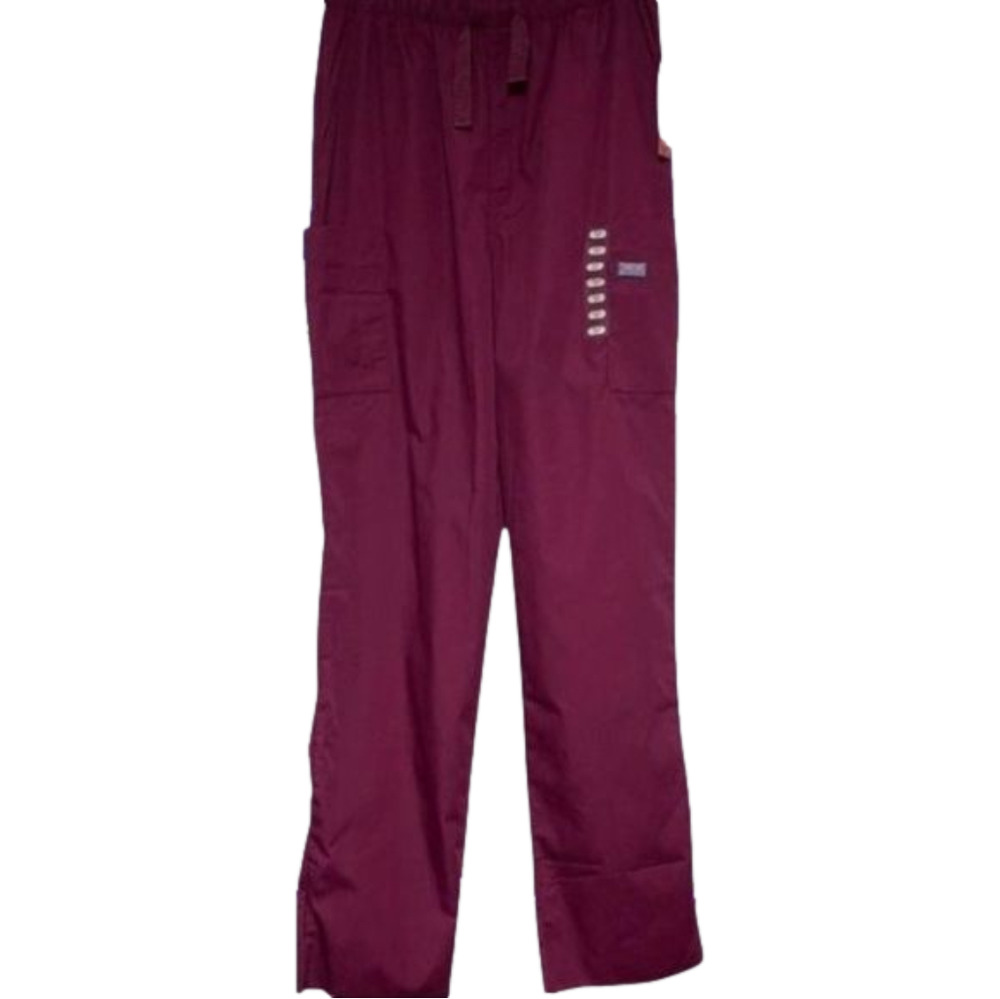 CHEROKEE Scrubs Pants Men's Fit Tall Wine Size M